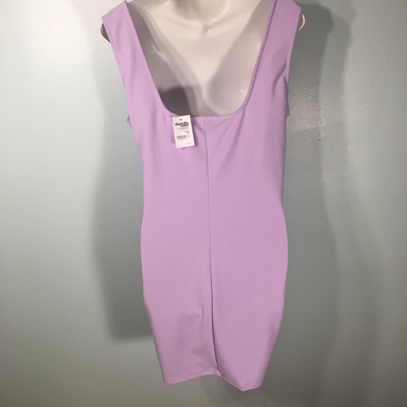 Lavender Lilac Sleeveless Charlotte Russe Dress - Picture 4 of 8